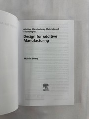 Design for Additive Manufacturing