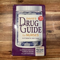 Davis’s Drug Guide For Nurses 15th Edition by April Hazard Vallerand
