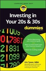 Investing in Your 20s and 30s For Dummies – paperback, 9781119293415, Eric Tyson