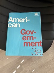OpenStax American Government 3e 3rd Edition Paperback College Textbook 2022