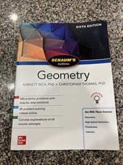 Schaum’s Outline of Geometry by Barnett Rich and Christopher Thomas