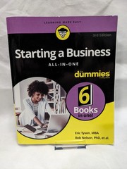 Starting a Business All-In-One for Dummies by Eric Tyson and Bob Nelson…