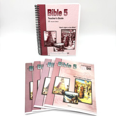 Christian Light Education Bible 5 Teacher’s Guides & Light Units 502-505