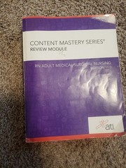 RN Adult Medical Surgical Nursing Review Module – Edition -11-2019