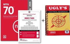 NFPA 70, National Electrical Code (NEC) 2026 + index tab + ugly electrical 2023