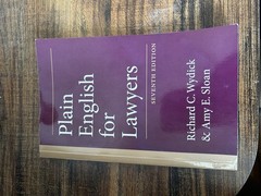 Plain English for Lawyers Seventh Edition Wydick Sloan Paperback Law 2022