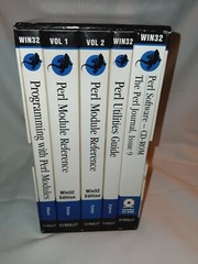 The Perl Resource Kit 5 Volume Box Set O’reilly Like New No CDs