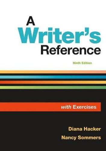 A Writer’s Reference with Exercises by Diana Hacker: Used