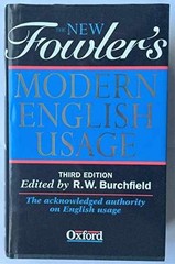 The New Fowler’s Modern English – Hardcover, by R. W. Burchfield; – Very Good