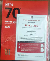 NFPA 70 National Electrical Code 2023 With Tabs + Quick Card USA (3 Set)