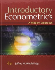Introductory Econometrics: A Modern Approach – hardcover Wooldridge, Jeffrey…