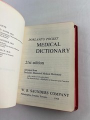 Dorland’s Pocket Medical Dictionary 21st Edition 1968 Small Vintage Hardcover