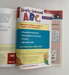 The Mailbox Magazine-Scholastic Lot Of 2 Seasonal ABCs/Alphabet Wheels PreK-1