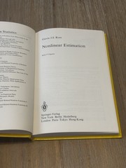 Nonlinear Estimation (Springer Series in Statistics) by Gavin J.S. Ross 1990 HC