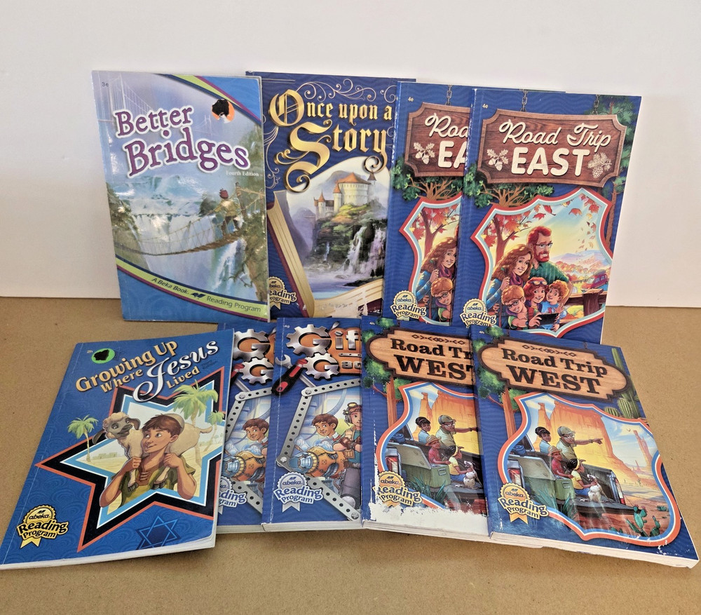 Abeka Reading Program Student Readers Mixed Lot 19 Books Homeschool Mostly 4th