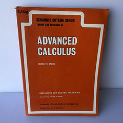 Schaum’s Outline Series Advanced Calculus Murray R. Spiegel PB 1968 400p