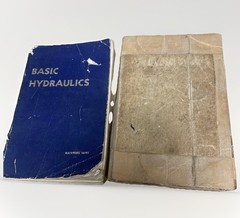 WW2 Era 1940s Navy Textbooks Lot Of 2 Hydraulics And Fire Control Man Course