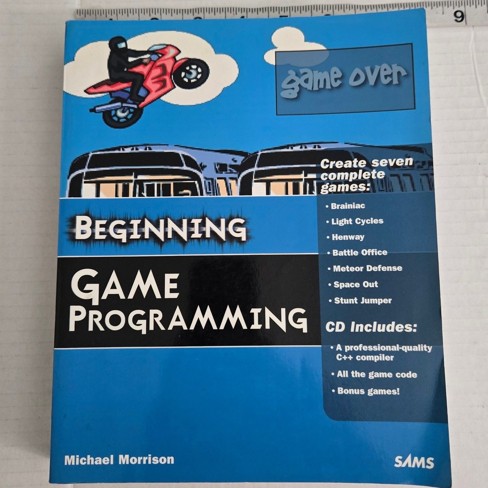 Beginning Game Programming Michael Morrison SAMS C++ CD-ROM 2004 Vintage