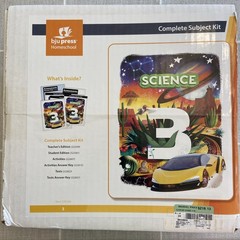 NEW BJU Bob Jones 3rd grade SCIENCE 3 Complete Subject Kit CURRENT 5th ed BoxSet
