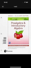 Prealgebra & Introductory Algebra – Loose Leaf, by Martin-Gay Elayn – New