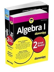 Algebra I For Dummies Book + Workbook Bundle 3rd Edition