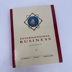 International Business By Pietra Rivoli, Ilkka Ronkainen, & Michael Czinkota HC