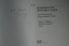 Intervention Resource Guide HC Dan Langdon Signed 1st Edition HC NEW