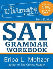 THE ULTIMATE GUIDE TO SAT GRAMMAR WORKBOOK, 3RD EDITION By Erica L. Meltzer *VG*
