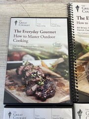 2 x The Everyday Gourmet The Great Courses Book & DVD Cooking New