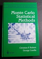Monte Carlo Statistical Methods By Robert & Casella Hardcover VG nice textblock