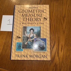Geometric Measure Theory : A Beginner’s Guide by Frank Morgan (2000, Hardcover)
