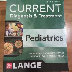 Current Diagnosis & Treatment Pediatrics, 26th Edition Paperback Good