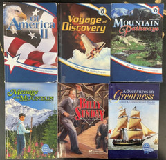ABeka 6th Grade Readers 6 books (no quizzes in speed reader) (2010)