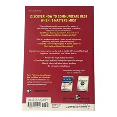 Crucial Conversations: Tools for Talking When Stakes Are High by Kerry Patterson