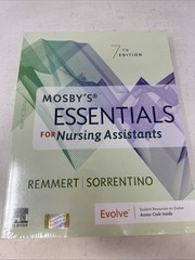Mosby’s Essentials for Nursing Assistants. 7th Edition. New