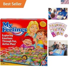 Engaging My Feelings Educational Board Game for Kids Age 4-10 – Fun & Learning
