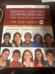 Siop Ser.: Making Content Comprehensible for English Learners : The SIOP Model