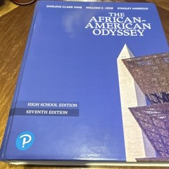 Pearson The African-American Odyssey 7th Ed High School Edition HC Hine 2019