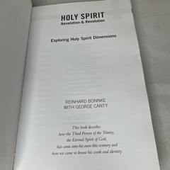 Holy Spirit Book : Revelation and Revolution by Reinhard Bonnke (2007) First ED