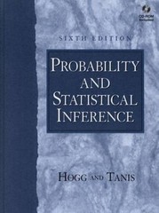 Probability and Statistical Inference (6th Edition) – Hardcover – GOOD