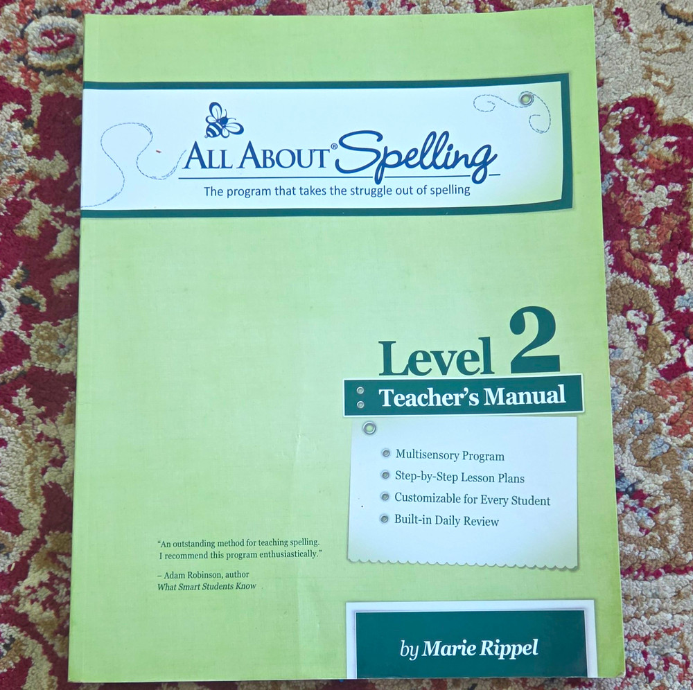 All About Learning Press All About Spelling Level 2 Teacher’s Manual PB 2008