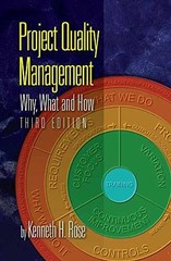 Project Quality Management, Third – Paperback, by Rose Kenneth H. – Very Good