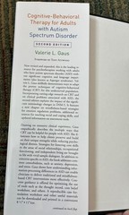 Cognitive-Behavioral Therapy for Adults w/Autism Spectrum Disorder/2nd Ed.