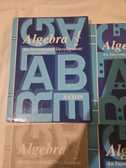 Lot Saxon Math Algebra 1/2 Textbook Tests & Solutions Manual 3rd Edition (M)