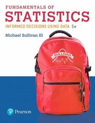 Fundamentals of Statistics – 9780134508306, paperback, Michael Sullivan III