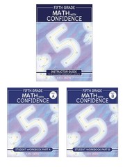Fifth Grade Math with Confidence Complete Bundle Paperback by Kate Snow