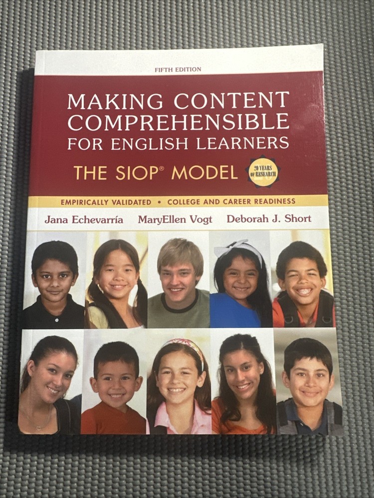 Making Content Comprehensible for English Learners: The SIOP Model