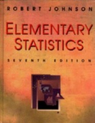 Elementary Statistics by Robert R. Johnson (1995, Hardcover)