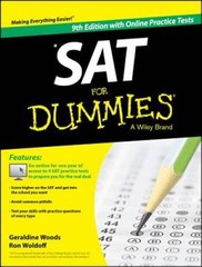 SAT For Dummies, with Online Practice – Paperback By Woods, Geraldine – GOOD