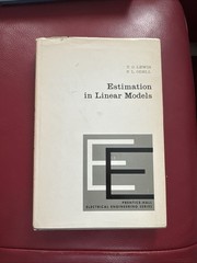 Estimation in Linear Models – Hardcover 1971